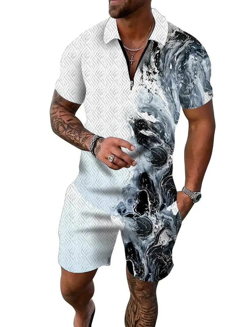Short Sleeve 2 Piece Outfit