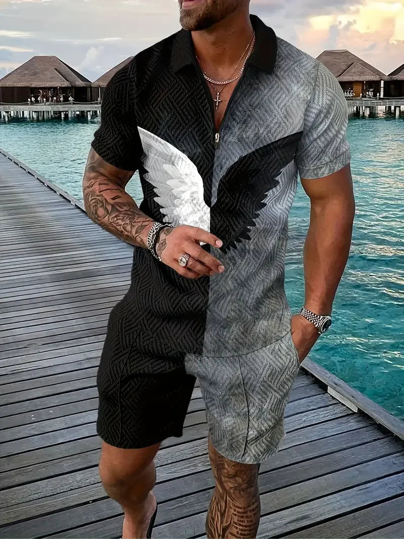 Short Sleeve 2 Piece Outfit