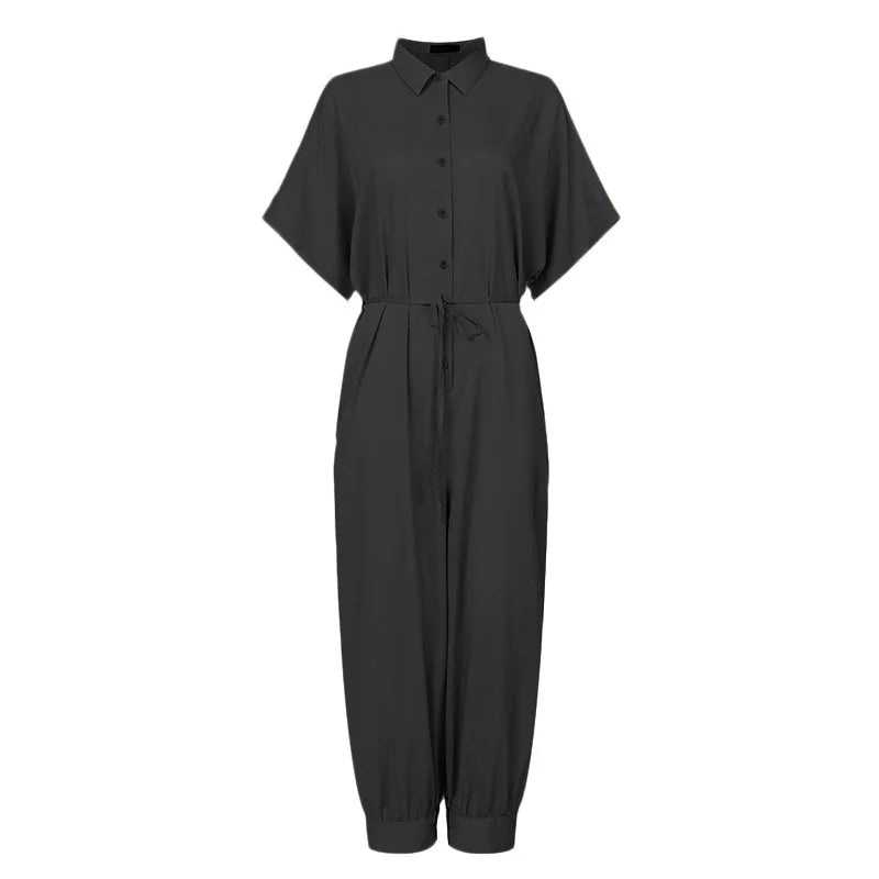 Summer Casual Bodysuits Long Pants