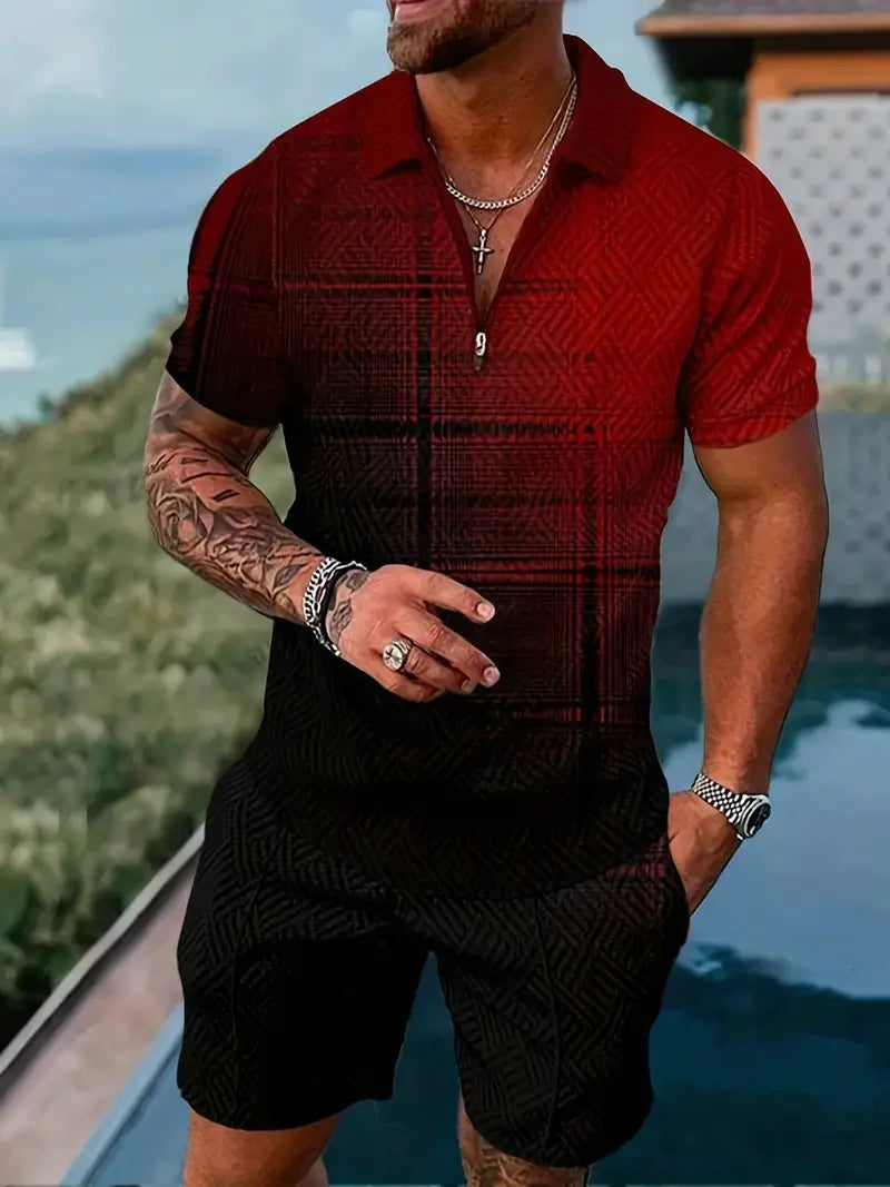 Short Sleeve 2 Piece Outfit