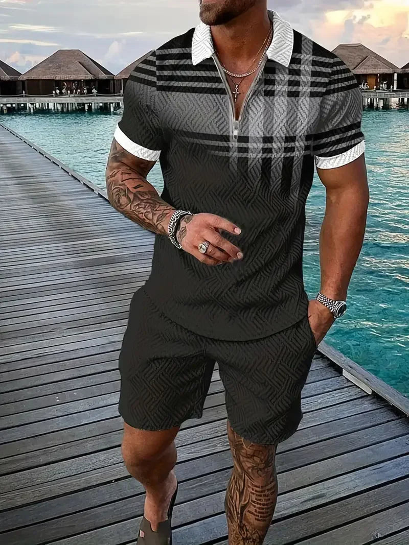 Short Sleeve 2 Piece Outfit